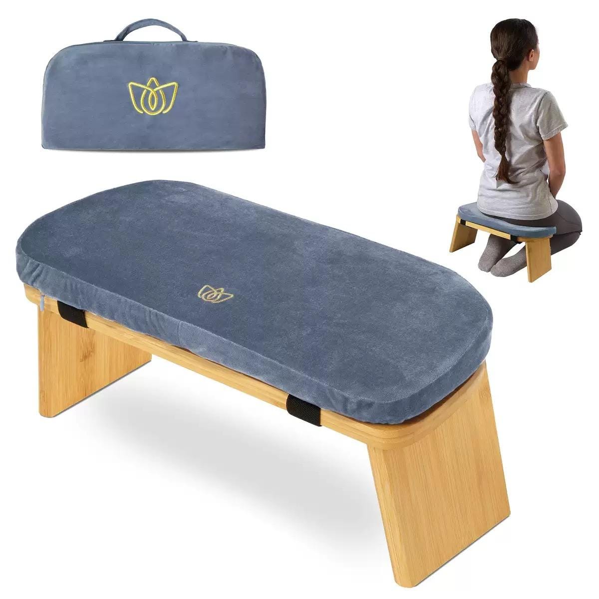 Wooden Meditation Bench