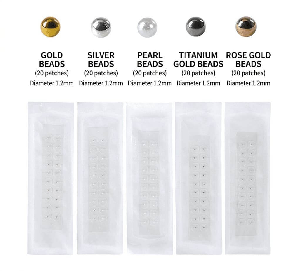 Private Label Auricular Ear Seeds Acupuncture Kit for Holistic Stress Relief